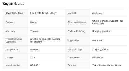 Towel Warmers Heated Towel Rail Electric Towel Rack for Bathroom SPA Center Hotel Resort-海智集-