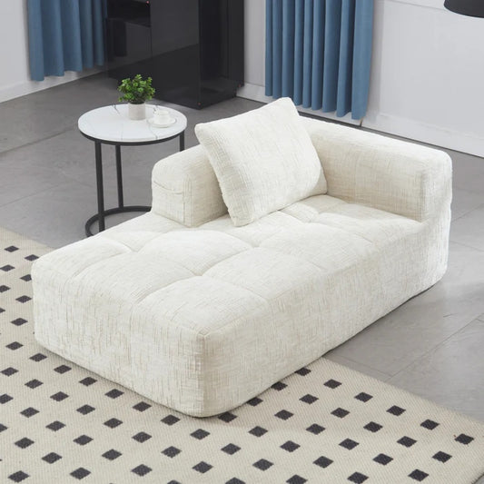UNITED WE WIN Chenille Loveseat Sofa,Minimalist Modular Couches Sleeper for Living Room Bedroom Apartment Lounge-海智集-Default-