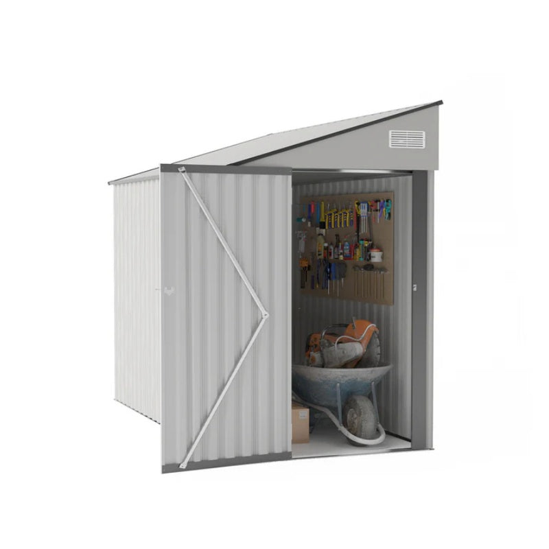 Campcraft Optional two-color storage shed, single hinge door, solid structural design, good ventilation, surface with protective film, and suitable for various scenarios-海智集-Default-