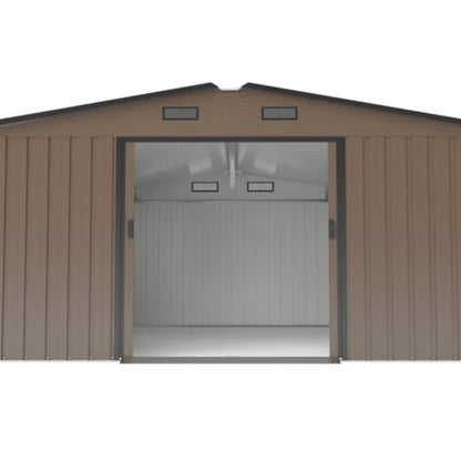 Campcraft 0.25mm color steel plate, surface protective film, Two daylight Windows, A practical and thoughtful gift,two colors can be freely selected storage sheds-海智集-Default-