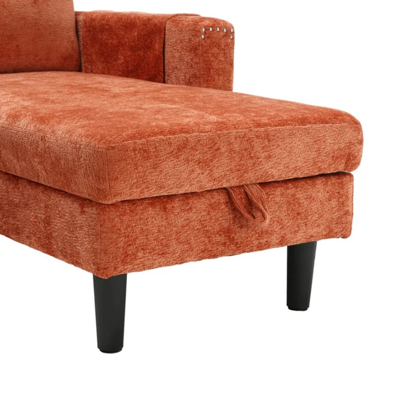 UNITED Sectional Sofa Reversible Sectional Sleeper Sectional Sofa with Storage Chaise-海智集-Default-