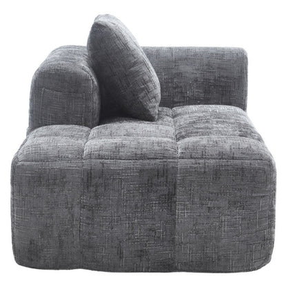 UNITED WE WIN Chenille Loveseat Sofa,Minimalist Modular Couches Sleeper for Living Room Bedroom Apartment Lounge-海智集-Default-