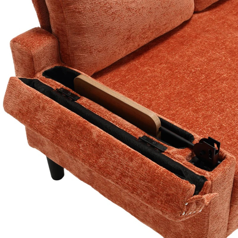 UNITED Sectional Sofa Reversible Sectional Sleeper Sectional Sofa with Storage Chaise-海智集-Default-