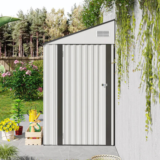 Campcraft Optional two-color storage shed, single hinge door, solid structural design, good ventilation, surface with protective film, and suitable for various scenarios-海智集-Default-