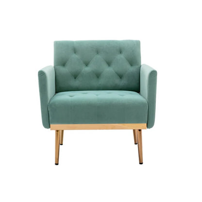 COOLMORE Accent Chair ,leisure single sofa with Rose Golden feet-海智集-Default-