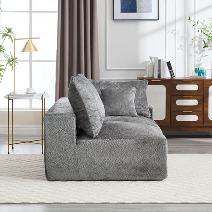 UNITED WE WIN Exquisite fabric technology, intimate two-person design, lazy leisure sitting, free combination of flexible and changeable, a wide range of scene applicability of the sofa-海智集-Default-
