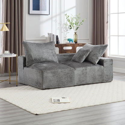 UNITED WE WIN Exquisite fabric technology, intimate two-person design, lazy leisure sitting, free combination of flexible and changeable, a wide range of scene applicability of the sofa-海智集-Default-