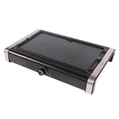 Power Smokeless Indoor Electric BBQ Grill 1500w With Hot Pot With Non-stick Cooking Surface-海智集-