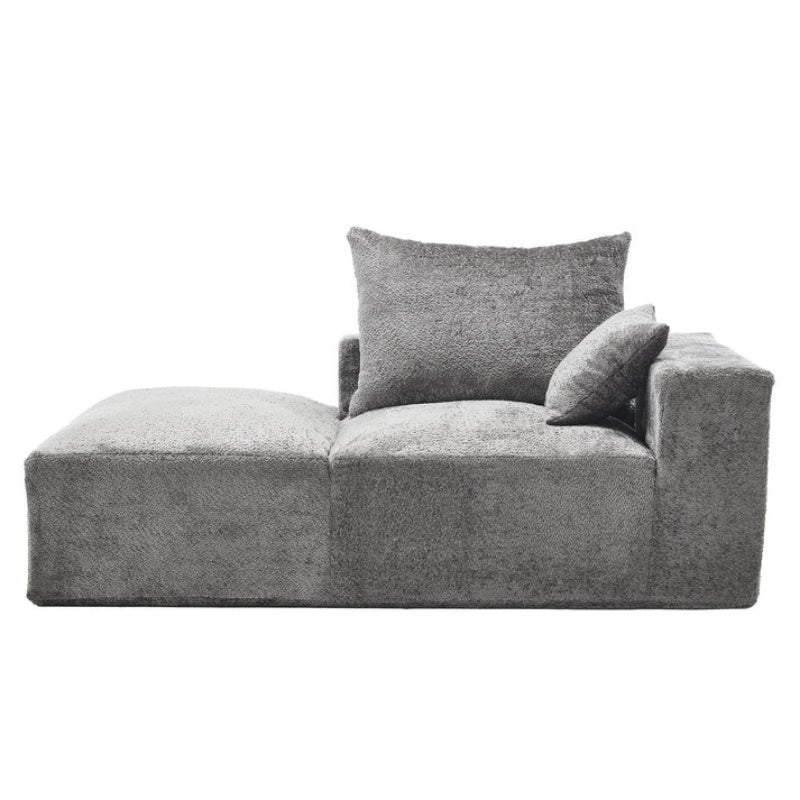 UNITED WE WIN Memory Foam 2-Seater Couch, No Installation & Easy to Transport, Deep Seat Modern Sofa with Chenille Fabric, Couch for Living Room, Bedroom, Apartment, Home Office-海智集-Default-