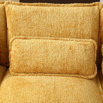 UNITED WE WIN Modern Large chenille Fabric U-Shape Sectional Sofa-海智集-Default-