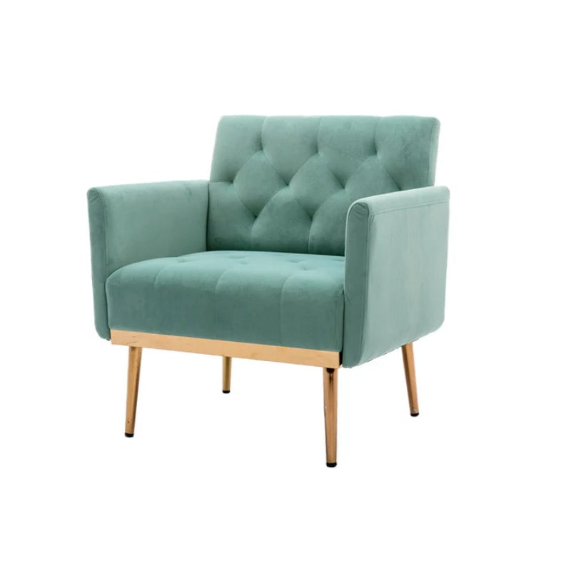 COOLMORE Accent Chair ,leisure single sofa with Rose Golden feet-海智集-Default-