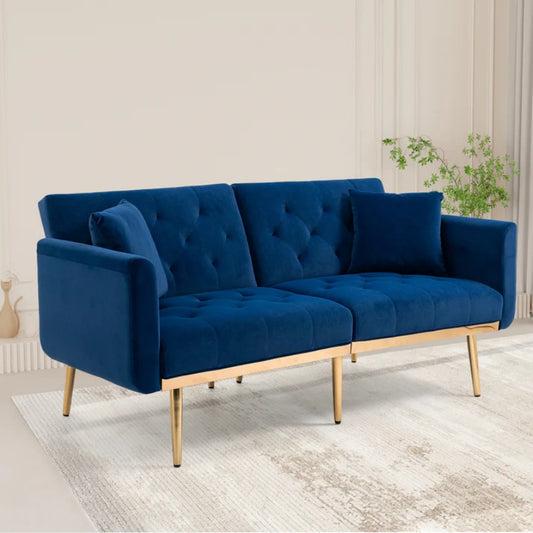 COOLMORE Velvet Sofa , Accent sofa .loveseat sofa with metal feet-海智集-Default-