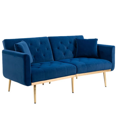 COOLMORE Velvet Sofa , Accent sofa .loveseat sofa with metal feet-海智集-Default-