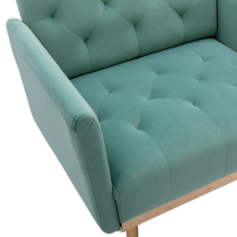 COOLMORE Accent Chair ,leisure single sofa with Rose Golden feet-海智集-Default-
