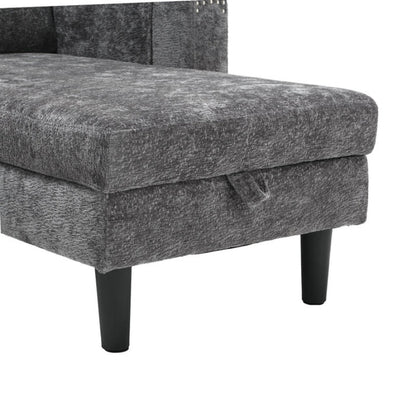 UNITED Sectional Sofa Reversible Sectional Sleeper Sectional Sofa with Storage Chaise-海智集-Default-