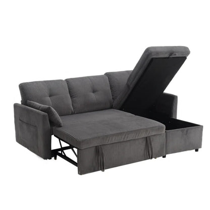 UNITED WE WIN-Furniture, modular L-shaped sofa, modular long sofa with reversible chaise lounge, Sofa bed, Sleeper sofa, modular sofa combination with storage seats.-海智集-Default-