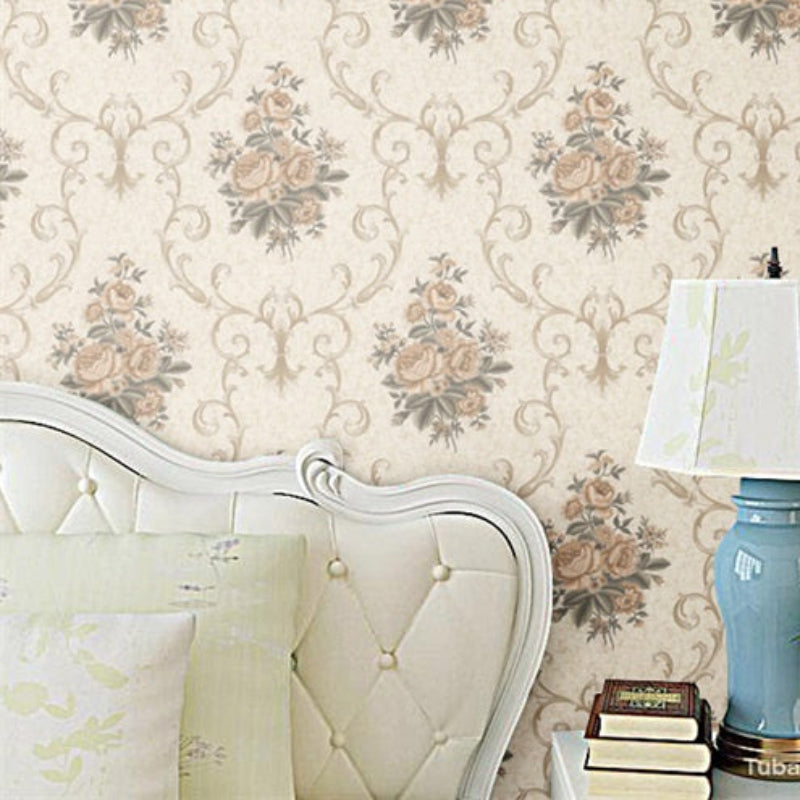 Spring warmth and blooming flowers Wallpaper: A cozy bedroom created by Linxiu wall fabric-海智集-