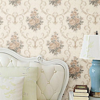 Spring warmth and blooming flowers Wallpaper: A cozy bedroom created by Linxiu wall fabric-海智集-