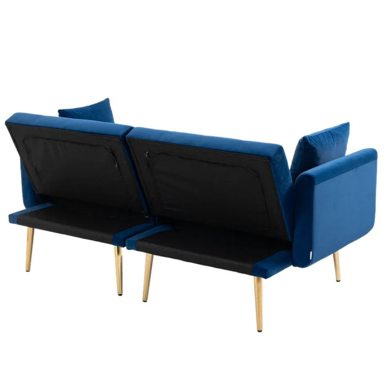 COOLMORE Velvet Sofa , Accent sofa .loveseat sofa with metal feet-海智集-Default-