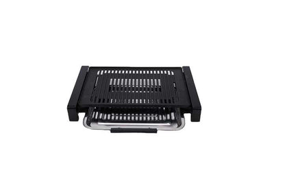 1805G-1 Nonstick Electric Heating Pot Electric Bbq Grill Hot Pot Double Indoor Top Table Smokeless Flat Pan Electric Bbq Grill-海智集-