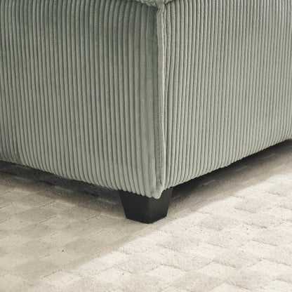 UNITED WE WIN Modular Sectional Sofa U Shaped Modular Couch with Reversible Chaise Modular Sofa Sectional Couch,6- Seat Convertible Sofa,Fit for Living Room-海智集-Default-