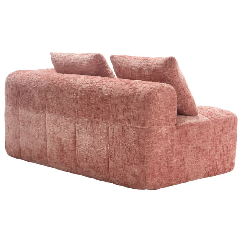 UNITED WE WIN Chenille Loveseat Sofa,Minimalist Modular Couches Sleeper for Living Room Bedroom Apartment Lounge-海智集-Default-