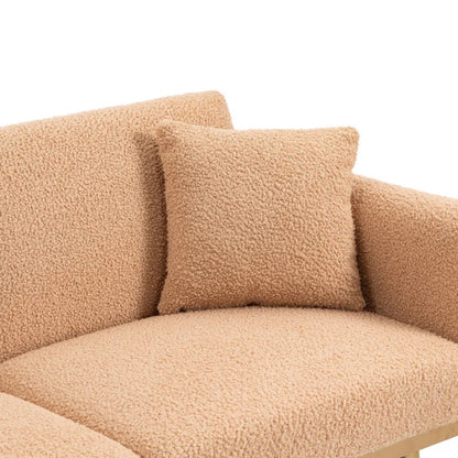 COOLMORE Velvet Sofa , Accent sofa .loveseat sofa with metal feet-海智集-Default-