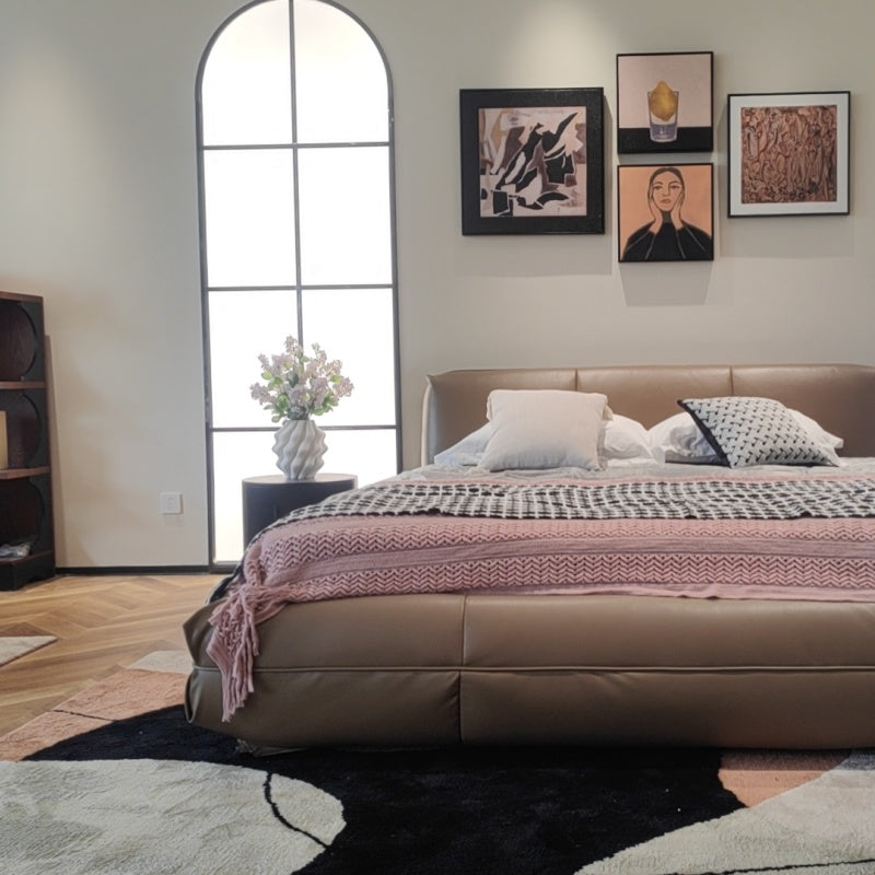 Cat-Resistant Pull-Up Leather Bed | Pet-Friendly Durability Guaranteed-海智集-
