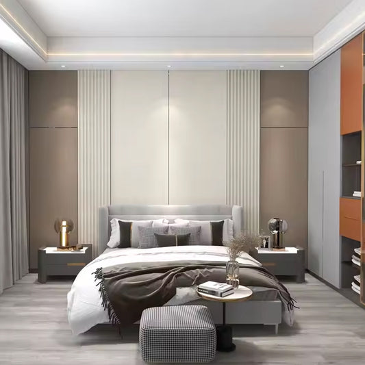 Fashion Flexible Modern Bamboo Decorative Luxury Waterproof Headboard Panels Price Pvc Acustic Wpc Ps Wall Panel Interior-海智集-