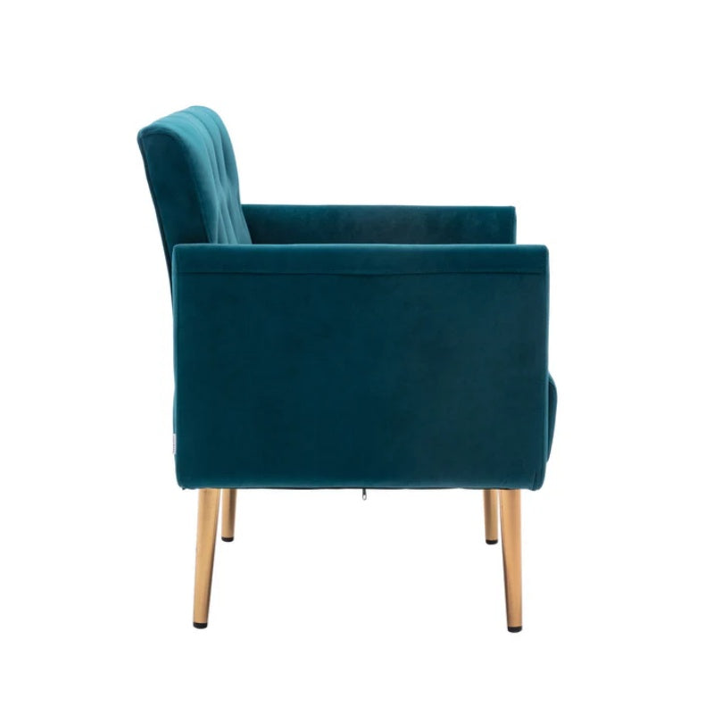 COOLMORE Accent Chair ,leisure single sofa with Rose Golden feet-海智集-Default-