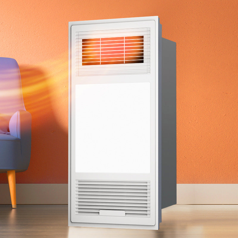 Factory Custom Ultra-Thin Bathroom Heater with Integrated Ceiling Fan and Lighting for Bathroom Heating-Kitchen & Bathroom-海智集-Key Switches-300X600-