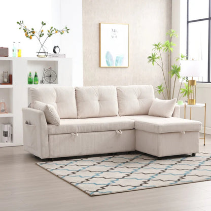 UNITED WE WIN-Furniture, modular L-shaped sofa, modular long sofa with reversible chaise lounge, Sofa bed, Sleeper sofa, modular sofa combination with storage seats.-海智集-Default-