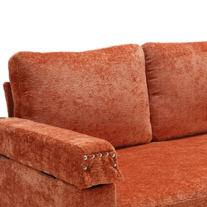 UNITED Sectional Sofa Reversible Sectional Sleeper Sectional Sofa with Storage Chaise-海智集-Default-