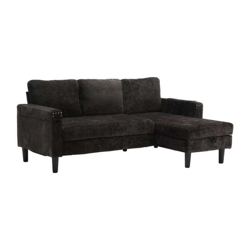 UNITED Sectional Sofa Reversible Sectional Sleeper Sectional Sofa with Storage Chaise-海智集-Default-