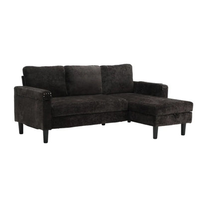 UNITED Sectional Sofa Reversible Sectional Sleeper Sectional Sofa with Storage Chaise-海智集-Default-