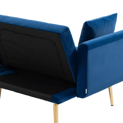 COOLMORE Velvet Sofa , Accent sofa .loveseat sofa with metal feet-海智集-Default-