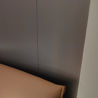 Space-Saving Leather Bed for Compact Rooms-海智集-