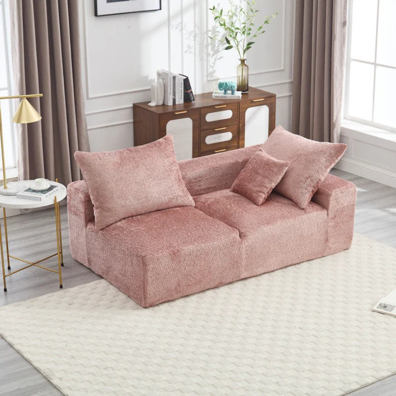 UNITED WE WIN Exquisite fabric technology, intimate two-person design, lazy leisure sitting, free combination of flexible and changeable, a wide range of scene applicability of the sofa-海智集-Default-