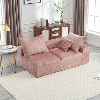 UNITED WE WIN Exquisite fabric technology, intimate two-person design, lazy leisure sitting, free combination of flexible and changeable, a wide range of scene applicability of the sofa-海智集-Default-