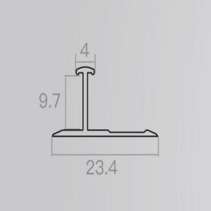 skirting board matte black arc fine I-shaped skirting board: beautiful and firmly combined-海智集-