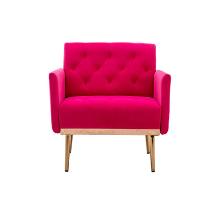 COOLMORE Accent Chair ,leisure single sofa with Rose Golden feet-海智集-Default-