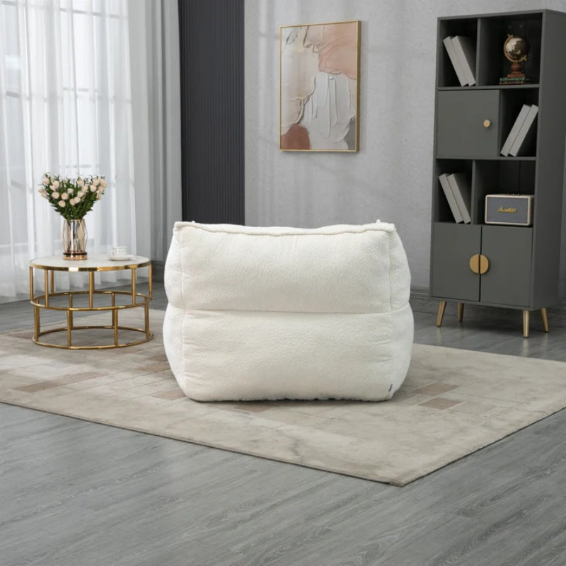 COOLMORE Bean Bag Chair Lazy Sofa/Footstool Durable Comfort Lounger High Back Bean Bag Chair Couch for Adults and Kids, Indoor & Outdoor-海智集-Default-