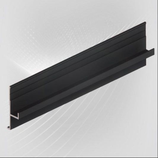 custom-made matte black invisible door profile skirting board: Beautiful and firmly combined-海智集-