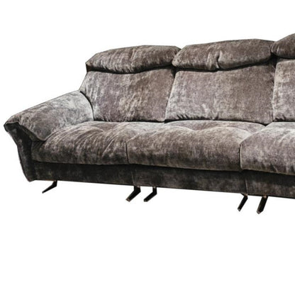 The plush feels good Sofa Set Home Theater Leather Recliner Sofa Set-海智集-