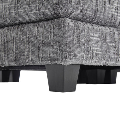 UNITED WE WIN 98.42-inch modular sectional sofa, modern modular L-shaped sofa with chaise longue, equipped with small side pockets and free of compression during installation.-海智集-Default-