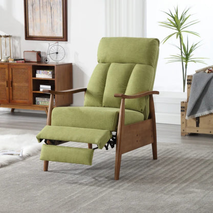 COOLMORE Wood Frame Armchair, Modern Accent Chair Lounge Chair for Living Room-海智集-Default-