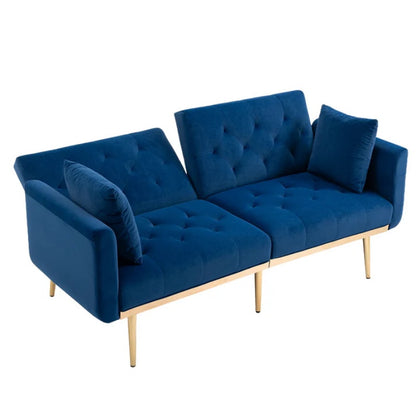 COOLMORE Velvet Sofa , Accent sofa .loveseat sofa with metal feet-海智集-Default-