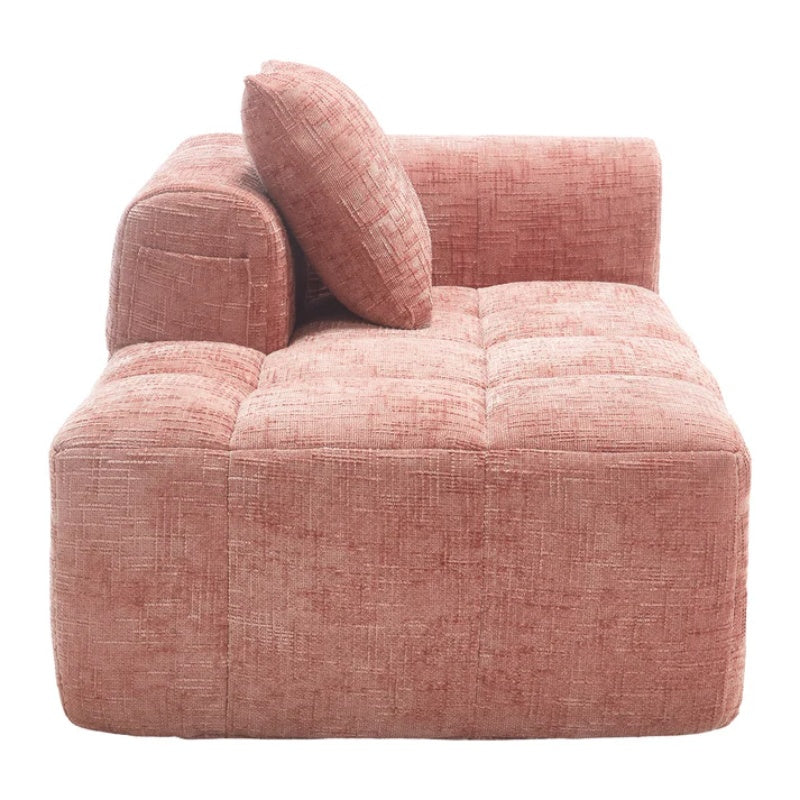 UNITED WE WIN Chenille Loveseat Sofa,Minimalist Modular Couches Sleeper for Living Room Bedroom Apartment Lounge-海智集-Default-