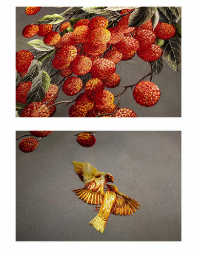 Decorative Art-Drawing of Auspicious Lychee-海智集-