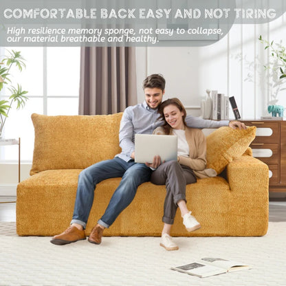 UNITED WE WIN Exquisite fabric technology, intimate two-person design, lazy leisure sitting, free combination of flexible and changeable, a wide range of scene applicability of the sofa-海智集-Default-